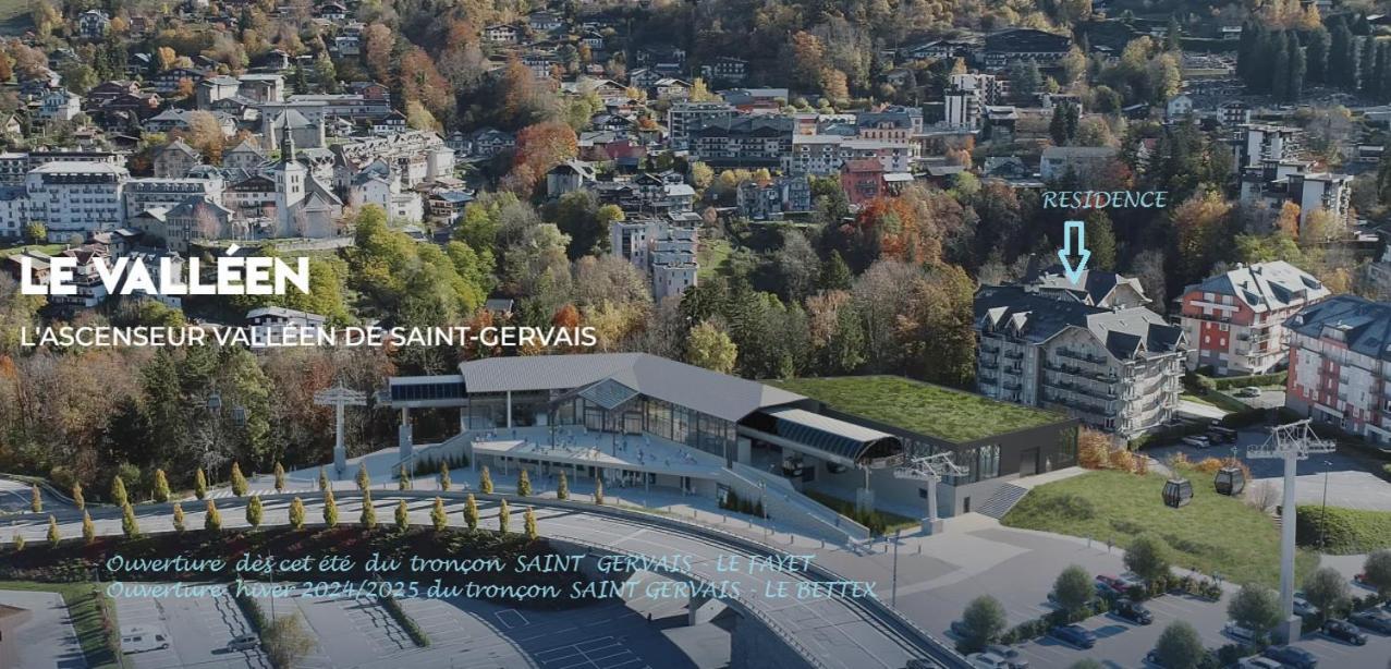 Appartement T2+Cabine Independante Au Depart Des Telecabines Saint-Gervais/Bettex/Mont D'Arbois Exterior foto
